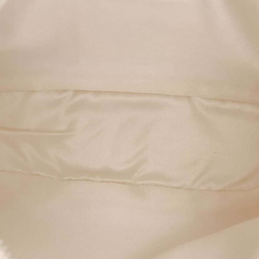 Prada Mini Satin Crystal Re-Edition 2000 Shoulder Bag White Satin Good condition - Model View