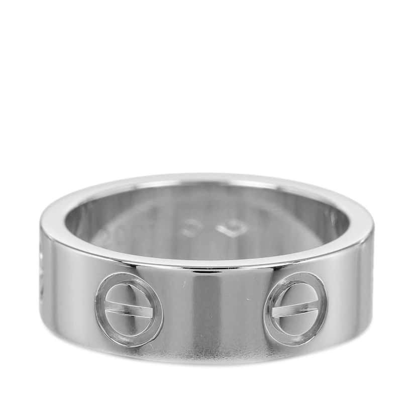 Cartier Platinum Classic Love Ring Silver Platinum Good condition - Inside View