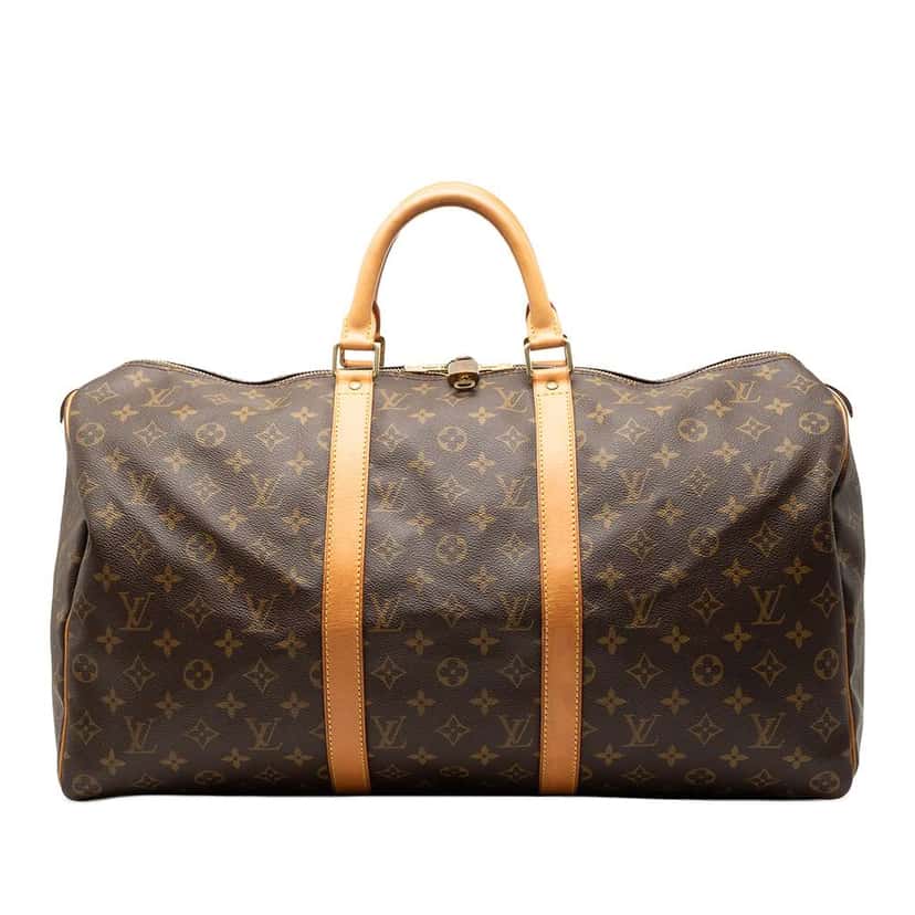Louis Vuitton Monogram Keepall 50 Brown Good condition - Front View