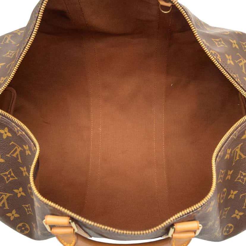Louis Vuitton Monogram Keepall 50 Brown Good condition - Model View