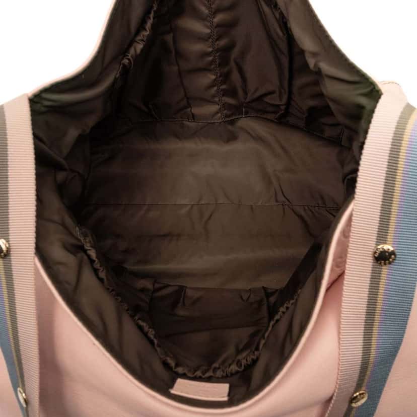 Gucci Guccissima Web Flap Diaper Bag Pink Leather Good condition - Model View