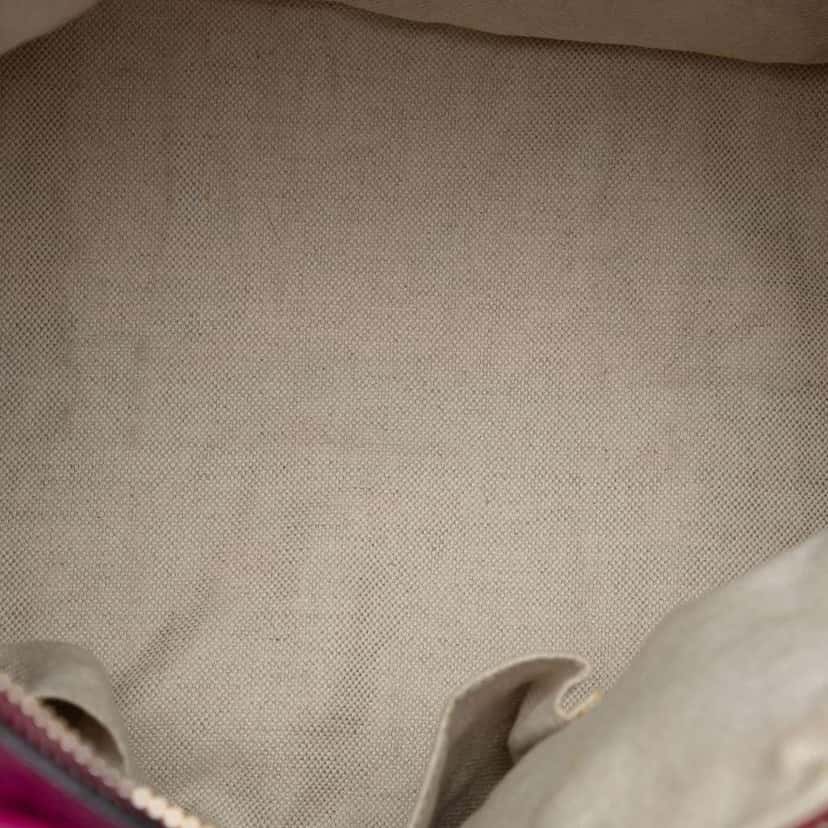 Gucci Medium Microguccissima Trimmed Joy Boston Bag Pink Leather Good condition - Model View