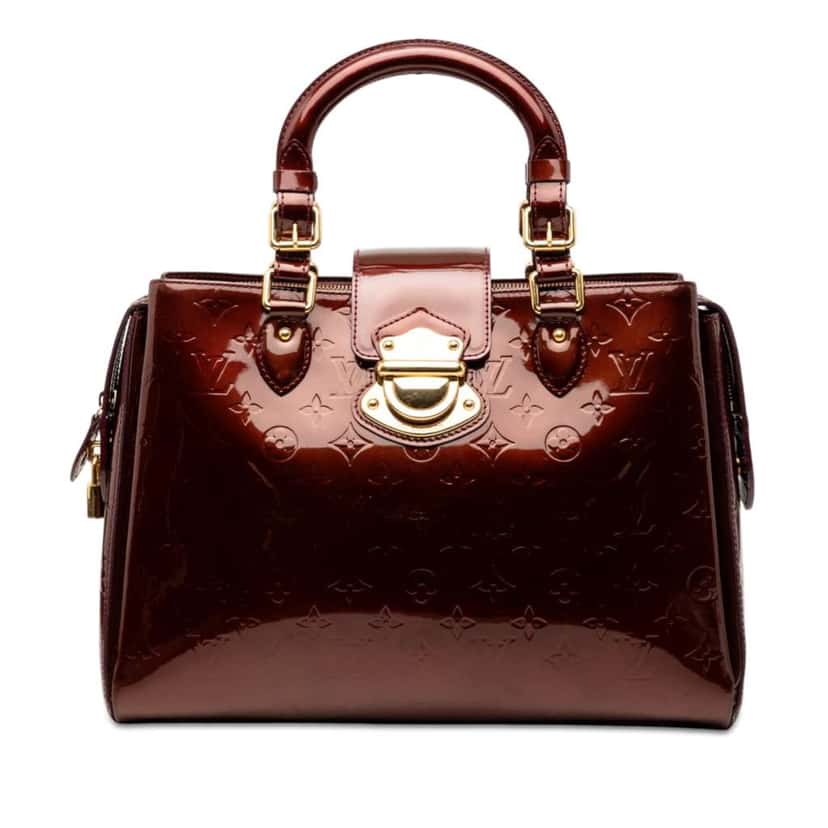 Louis Vuitton Monogram Vernis Melrose Avenue Red Leather Good condition - Front View