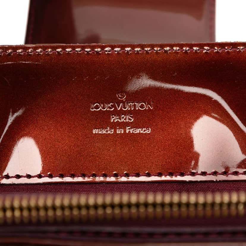 Louis Vuitton Monogram Vernis Melrose Avenue Red Leather Good condition - Box View