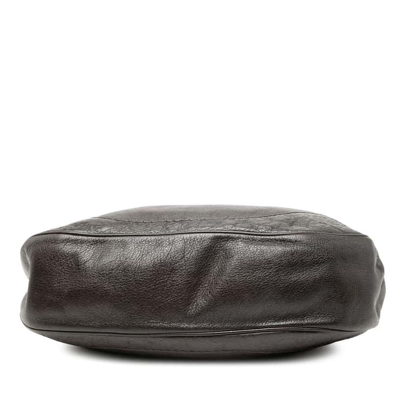 Gucci Guccissima Trimmed Leather Charlotte Crossbody Brown Leather Good condition - Inside View