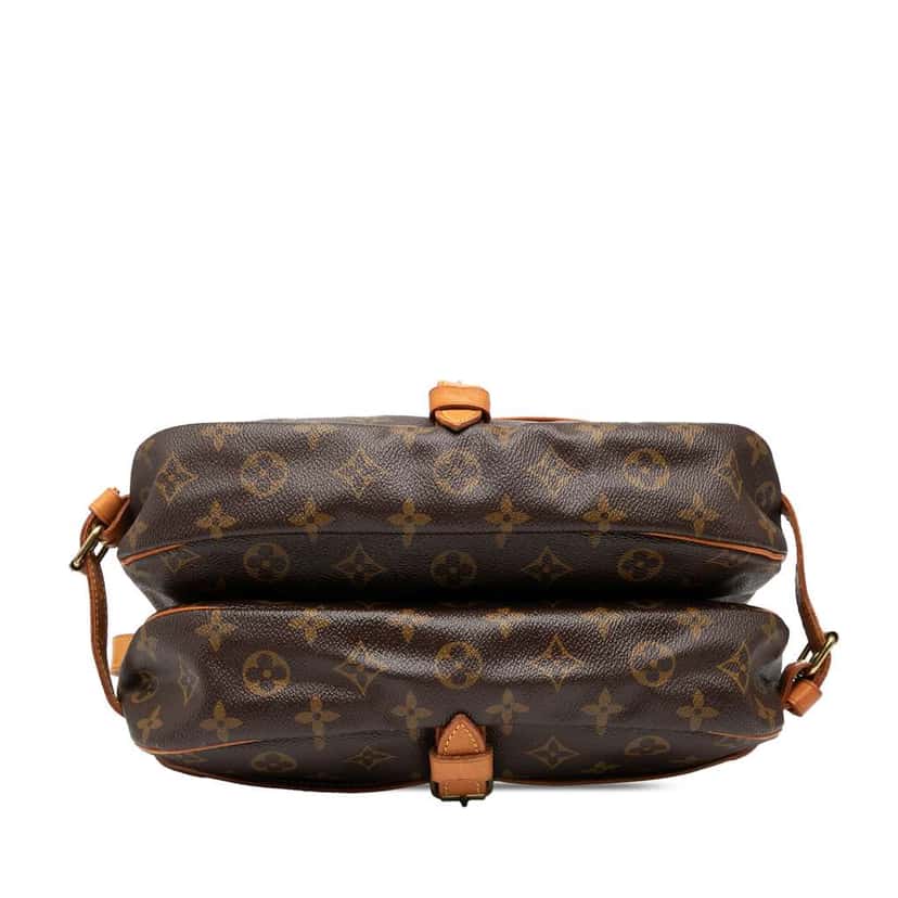 Louis Vuitton Monogram Saumur 30 Brown Good condition - Inside View