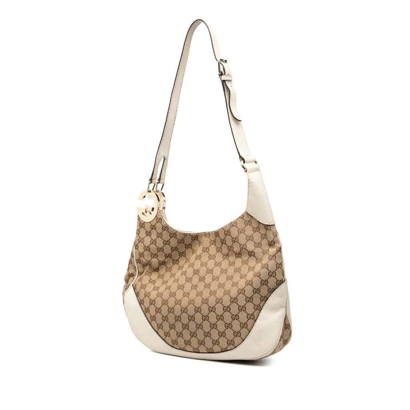 Gucci GG Canvas Charlotte Crossbody Brown Canvas Good condition - Back View