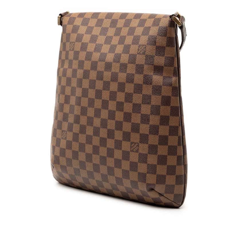 Louis Vuitton Damier Ebene Musette Salsa GM Brown Good condition - Back View