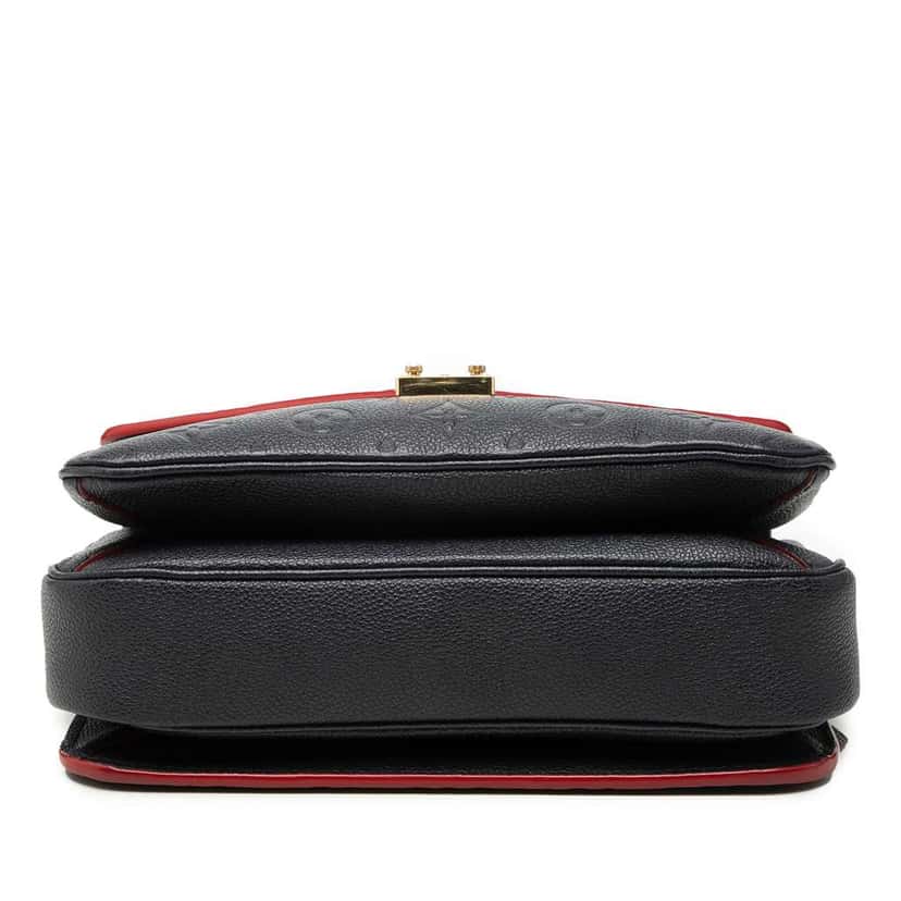 Louis Vuitton Monogram Empreinte Pochette Metis Blue Leather Good condition - Inside View