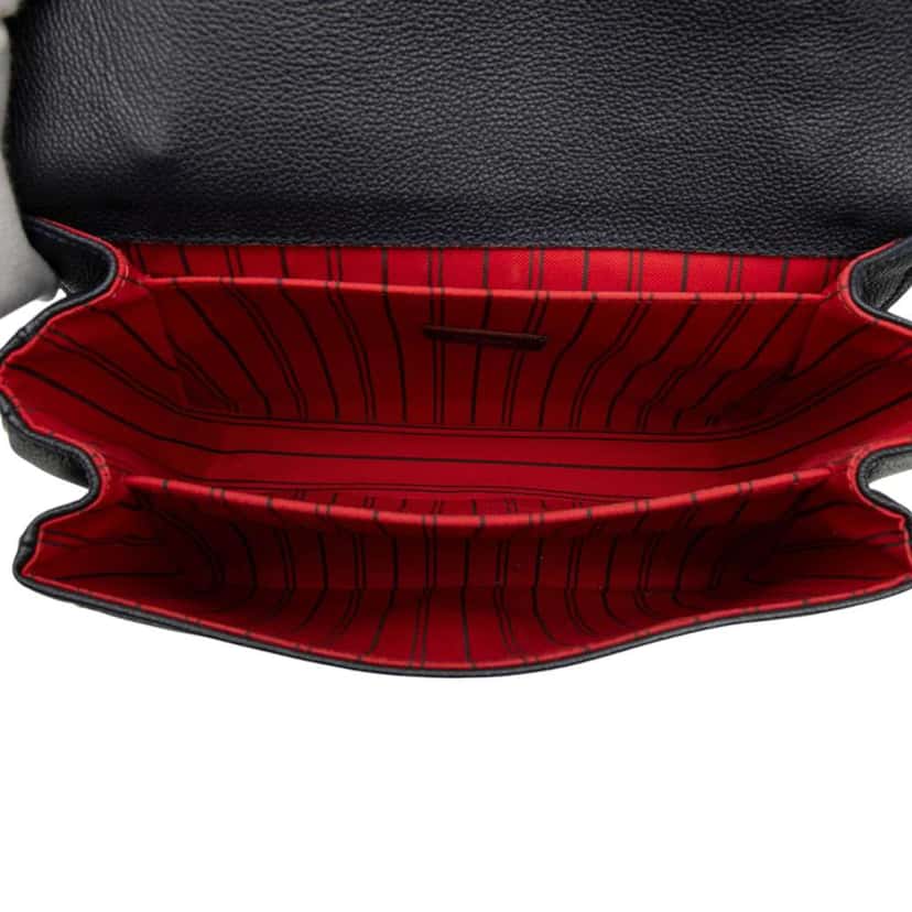 Louis Vuitton Monogram Empreinte Pochette Metis Blue Leather Good condition - Model View