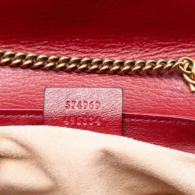 Gucci Super Mini GG Marmont Matelasse Leather Torchon Flap Crossbody Black Leather Good condition - Box View