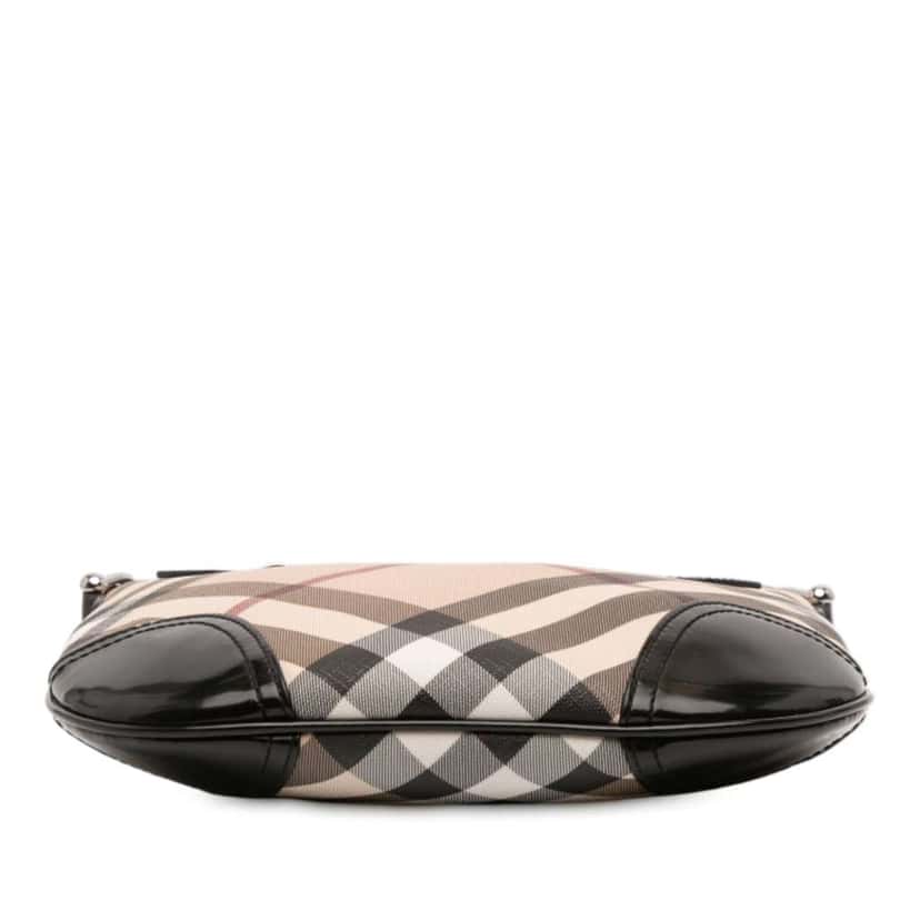 Burberry Supernova Check Coated Canvas Dryden Crossbody Brown Canvas Good condition - Inside View