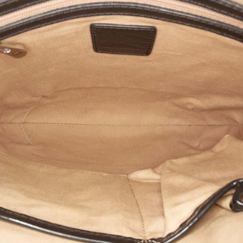 Burberry Supernova Check Coated Canvas Dryden Crossbody Brown Canvas Good condition - Model View