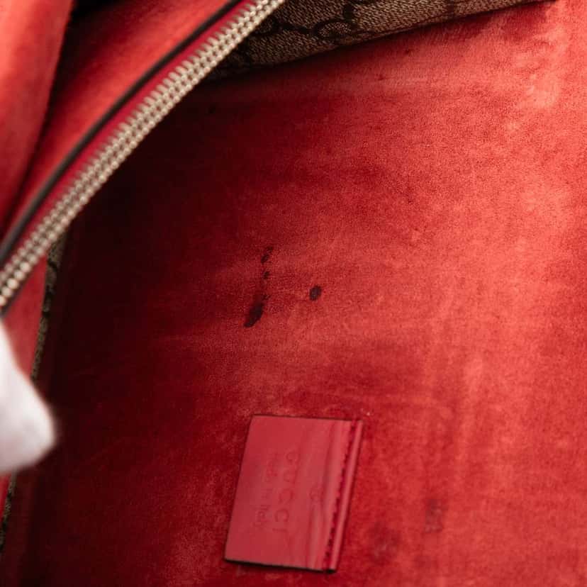 Gucci Medium GG Supreme Dionysus Shoulder Bag Brown Canvas Good condition - Box View