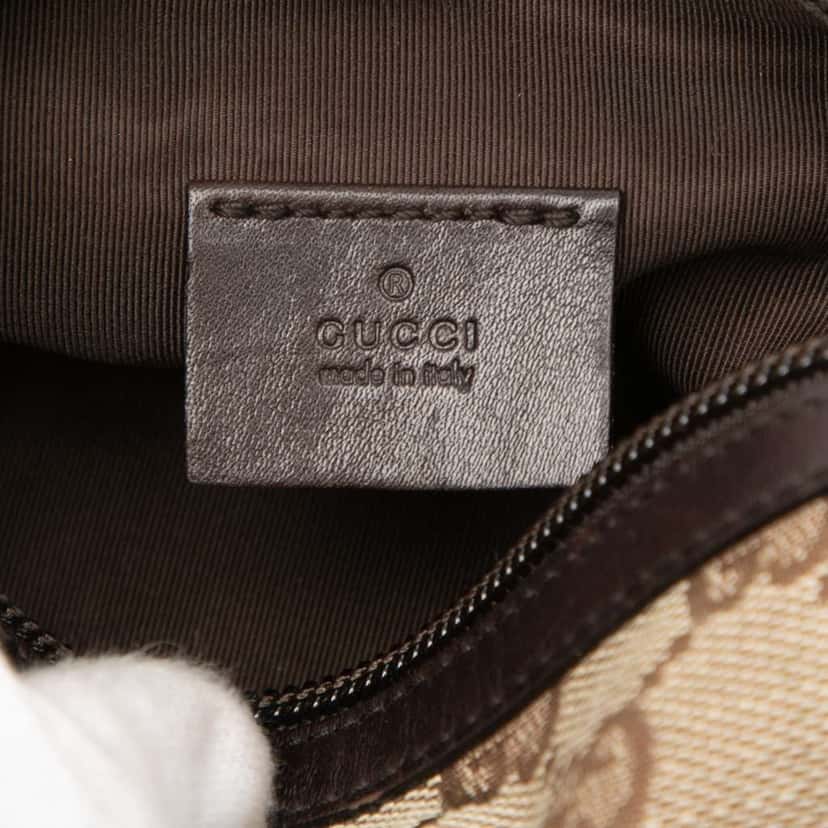 Gucci GG Canvas Pouch Brown Canvas Good condition - Box View