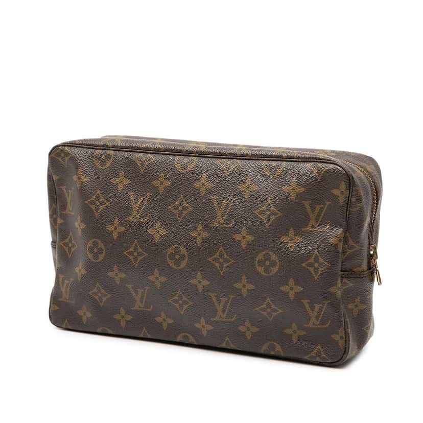 Louis Vuitton Monogram Trousse Toilette 28 Brown Good condition - Back View