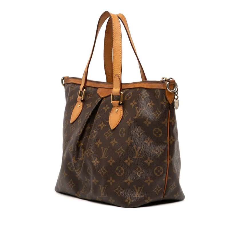 Louis Vuitton Monogram Palermo PM Brown Good condition - Back View