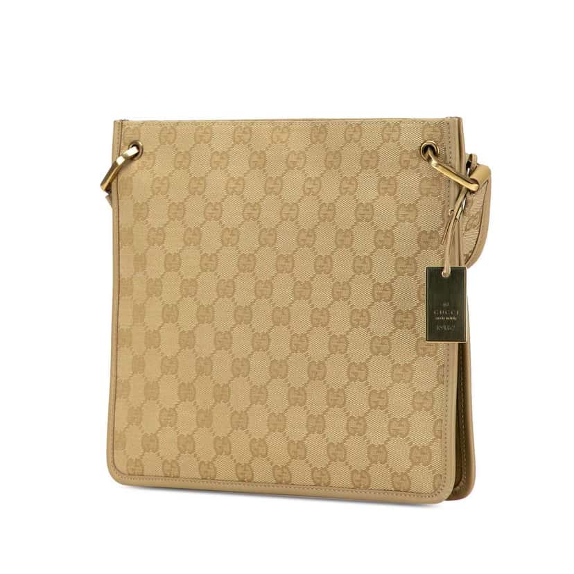 Gucci GG Canvas Crossbody Brown Canvas Good condition - Back View