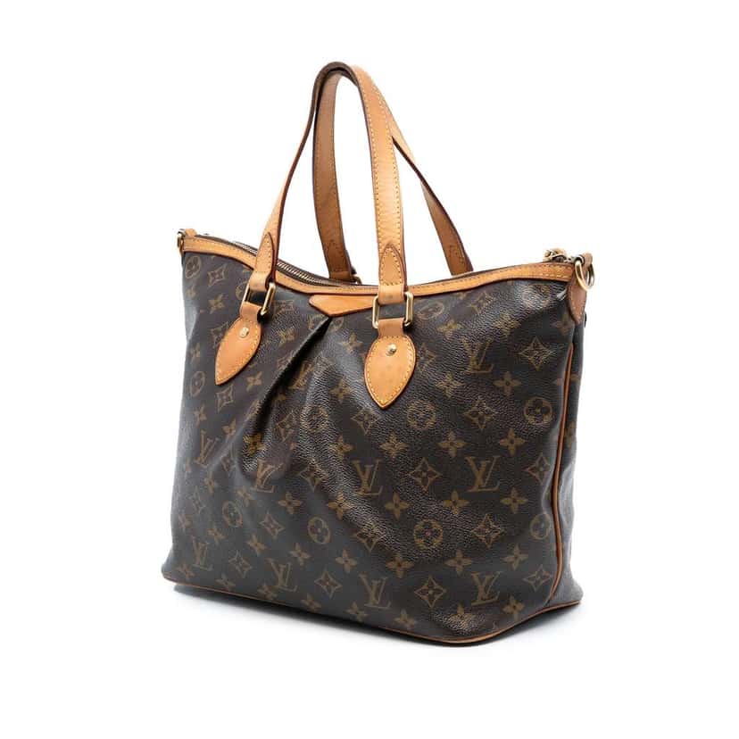 Louis Vuitton Monogram Palermo PM Brown Good condition - Back View