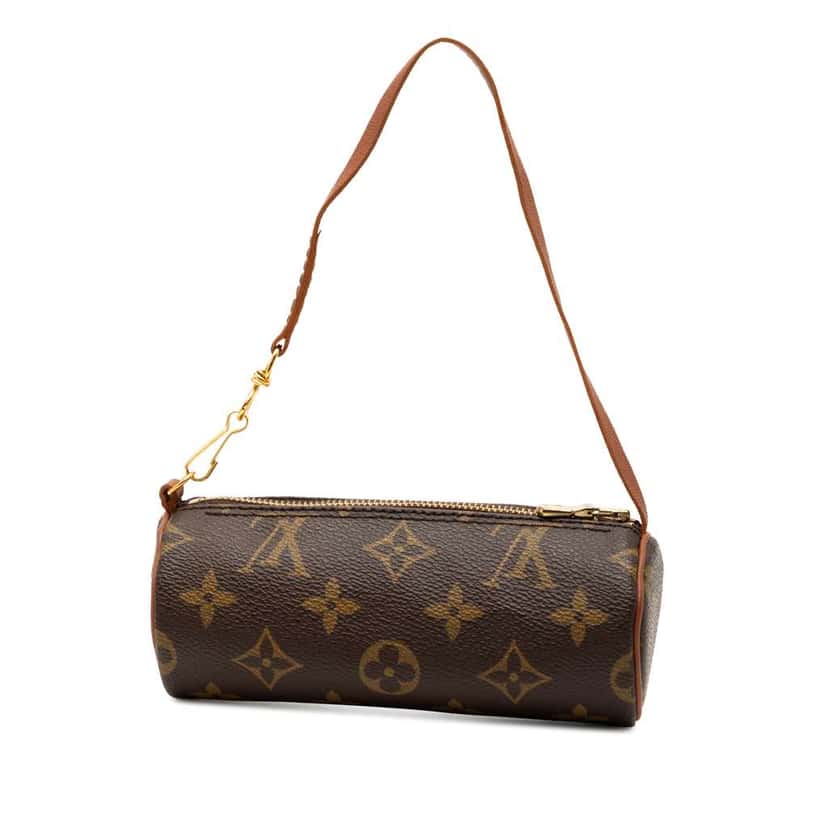 Louis Vuitton Monogram Papillon Pochette Brown Good condition - Back View