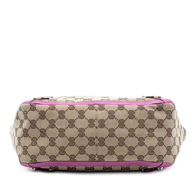 Gucci GG Canvas Abbey D Ring Tote Brown Canvas Good condition - Inside View