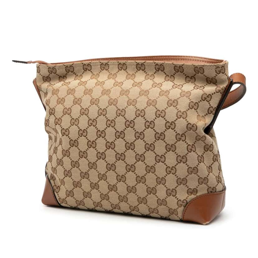 Gucci GG Canvas Web Crossbody Brown Canvas Very good condition - Back View