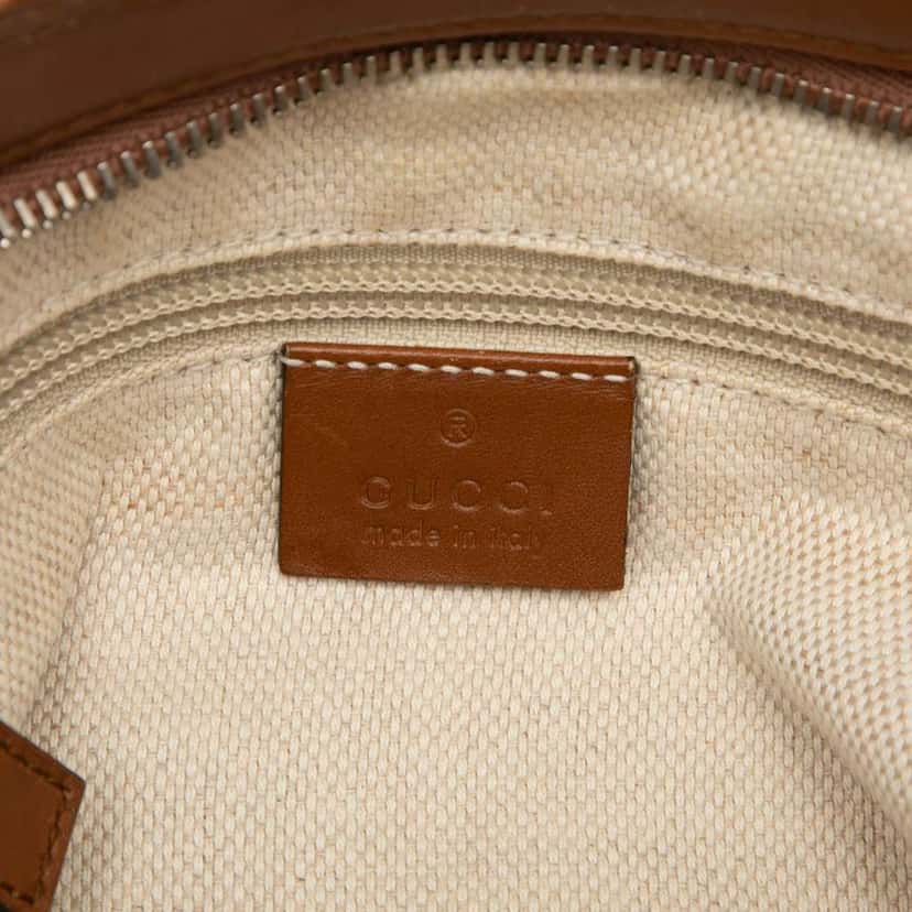 Gucci GG Canvas Web Crossbody Brown Canvas Very good condition - Box View