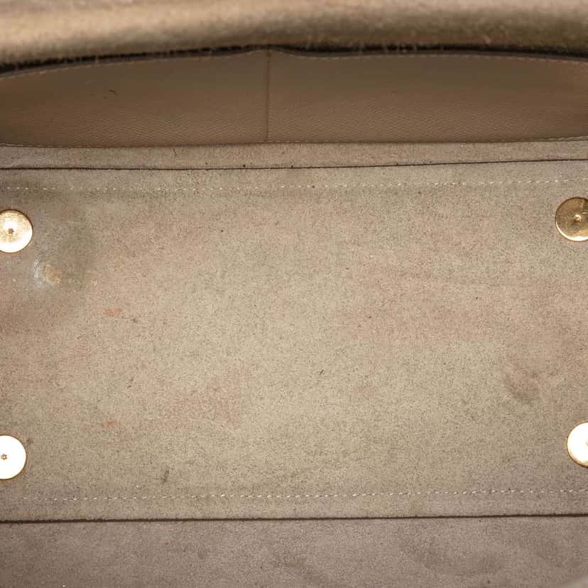 Celine Mini Grained Calfskin Belt Bag Brown Leather Good condition - Model View