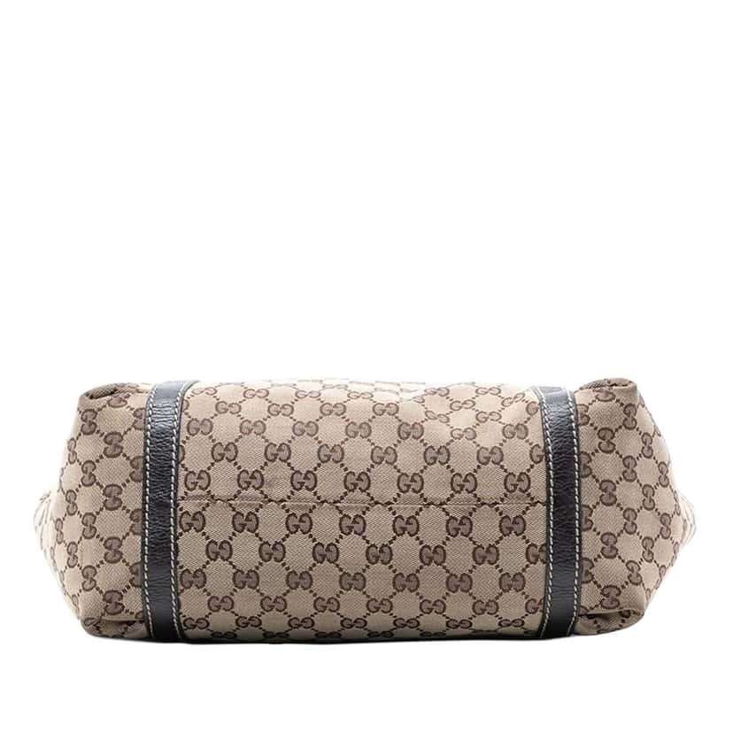 Gucci GG Canvas Web New Ladies Tote Brown Canvas Good condition - Inside View