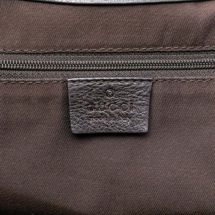 Gucci GG Canvas Web New Ladies Tote Brown Canvas Good condition - Box View