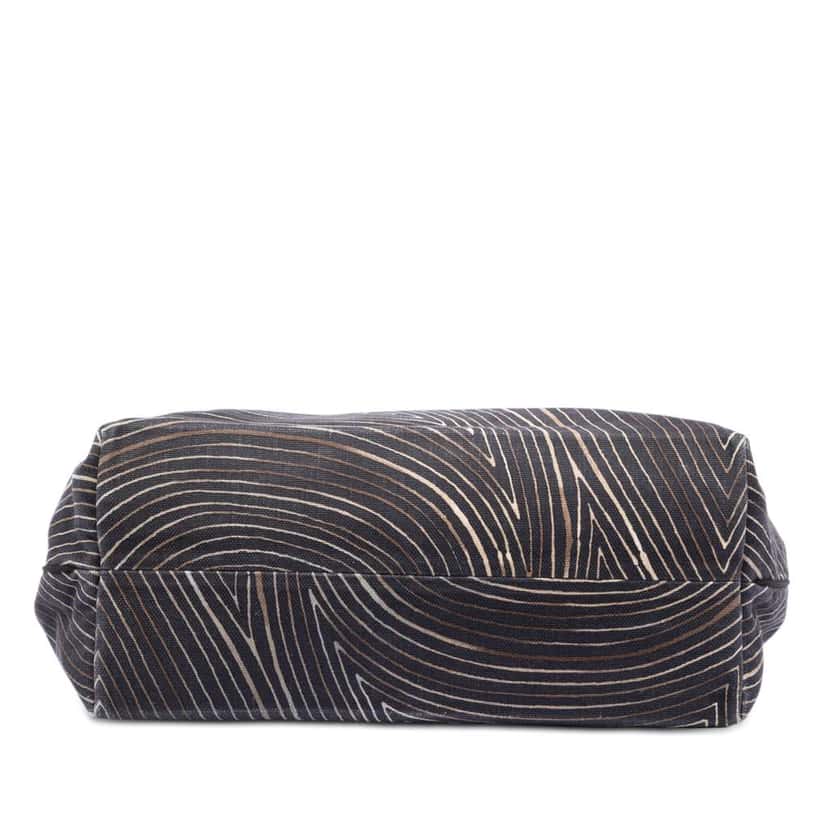 Bottega Veneta Printed Canvas Cabat Tote Brown Canvas Good condition - Inside View