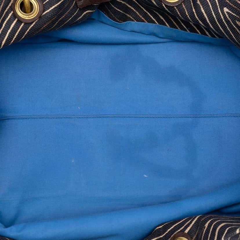 Bottega Veneta Printed Canvas Cabat Tote Brown Canvas Good condition - Model View