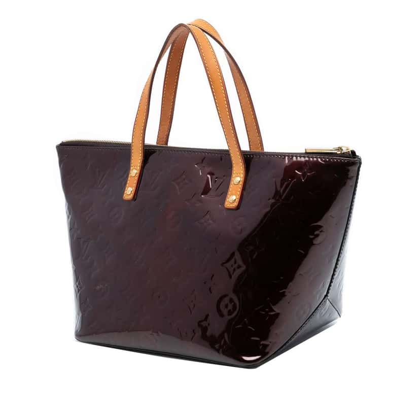 Louis Vuitton Monogram Vernis Bellevue PM Purple Leather Good condition - Back View