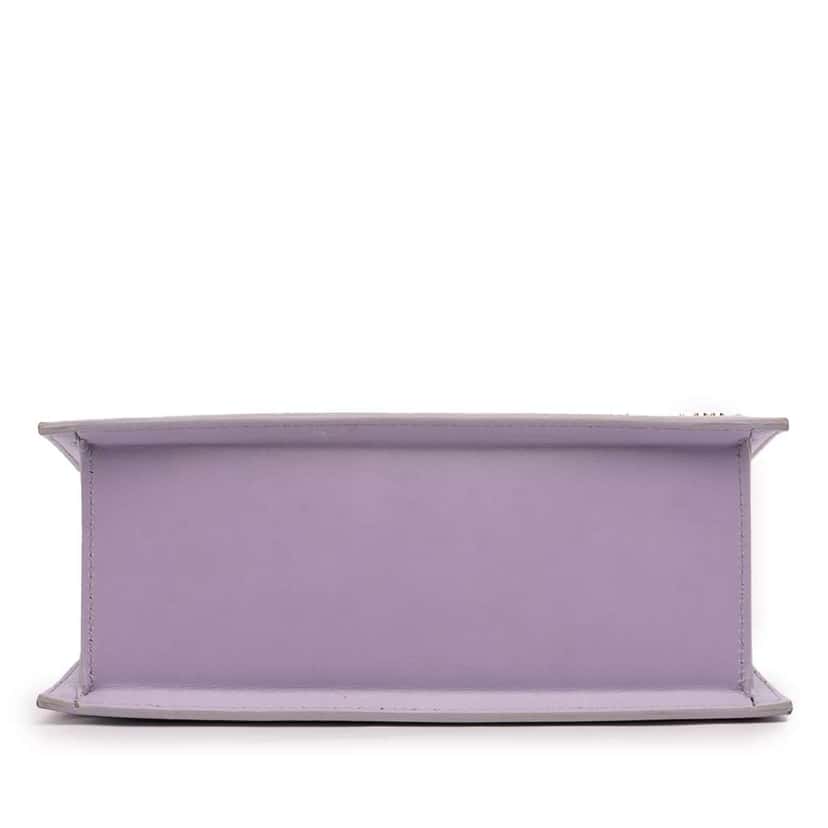 Jacquemus Smooth Calfskin Le Grand Chiquito Purple Leather Good condition - Inside View