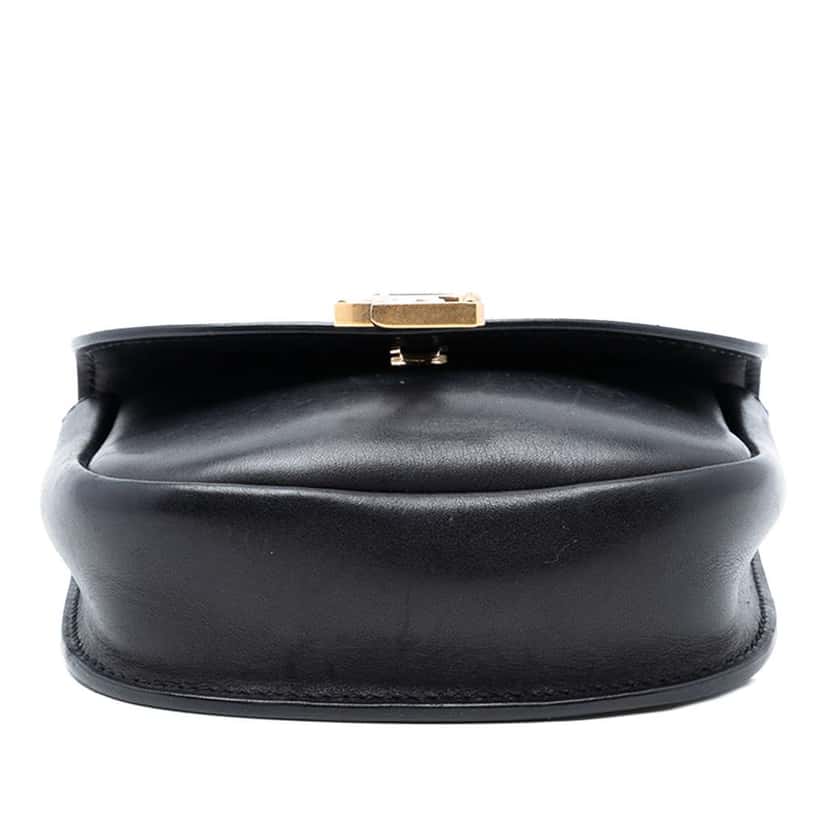 Saint Laurent Small Leather Monogram Kaia Crossbody Black Leather Very good condition - Inside View