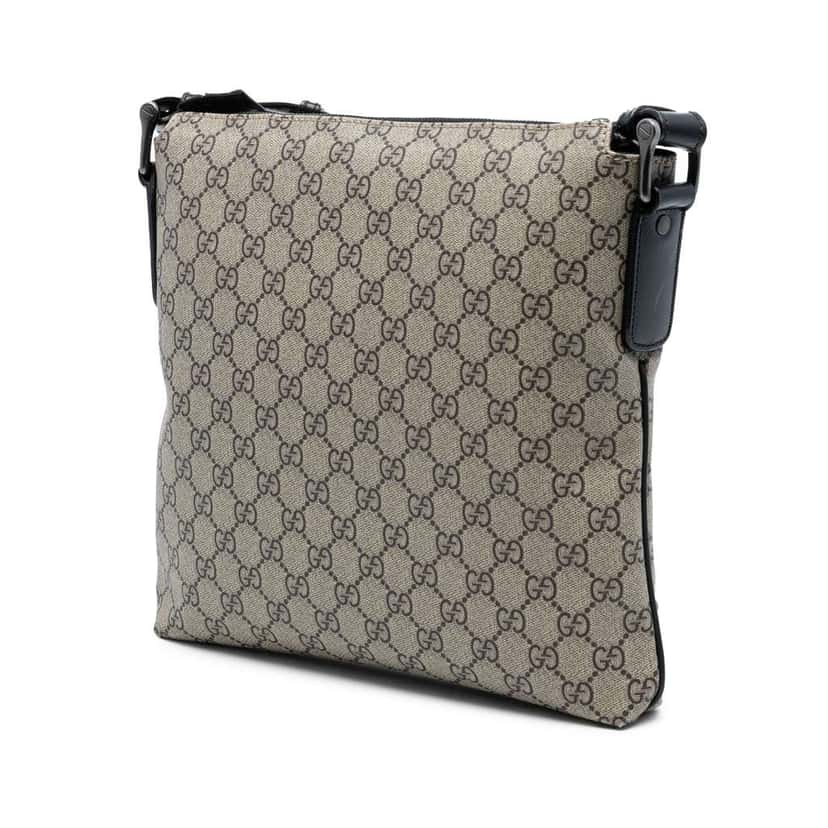 Gucci GG Supreme Crossbody Brown Canvas Good condition - Back View