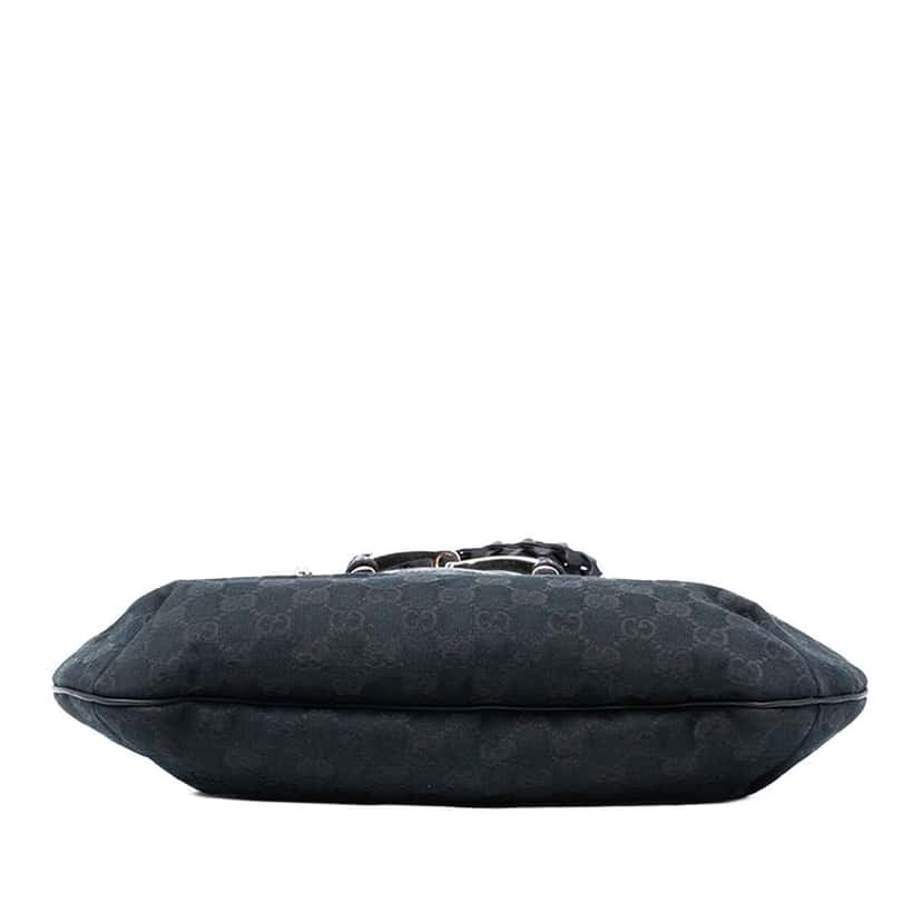 Gucci GG Canvas Horsebit Hobo Black Canvas Good condition - Inside View