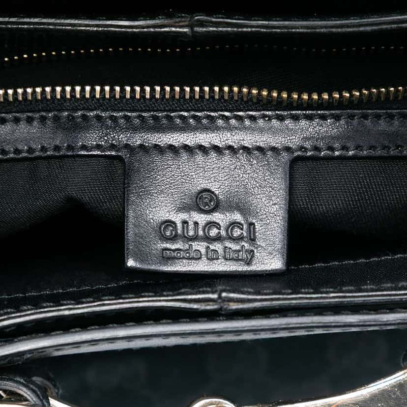 Gucci GG Canvas Horsebit Hobo Black Canvas Good condition - Box View