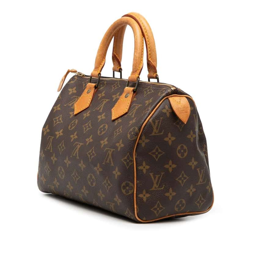 Louis Vuitton Monogram Speedy 25 Brown Good condition - Back View