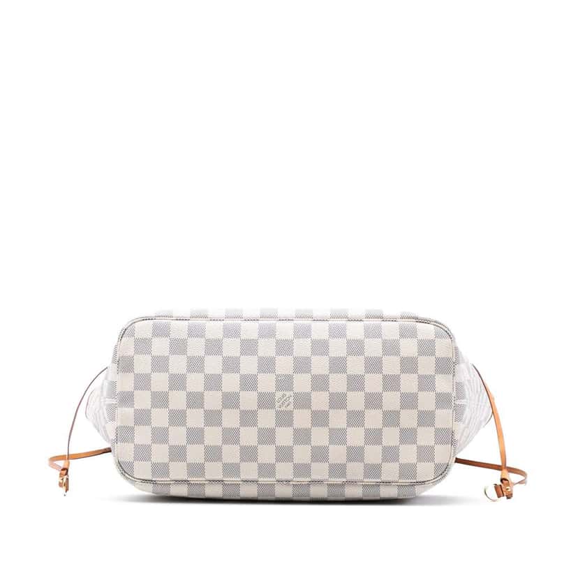 Louis Vuitton Damier Azur Neverfull MM White Very good condition - Inside View