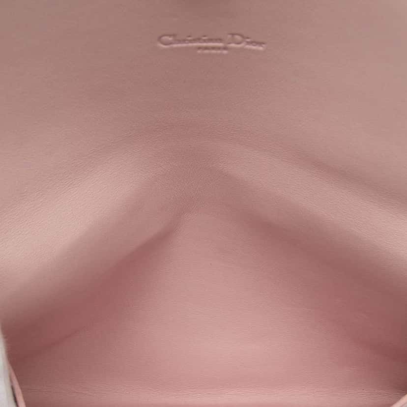 Dior Calfskin Envelope Clutch Pink Leather Very good condition - Model View