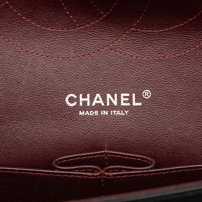 Chanel Jumbo Classic Lambskin Double Flap Black Leather Very good condition - Box View