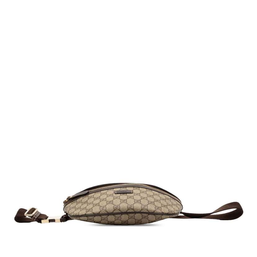 Gucci GG Supreme Belt Bag Brown Canvas Very good condition - Inside View