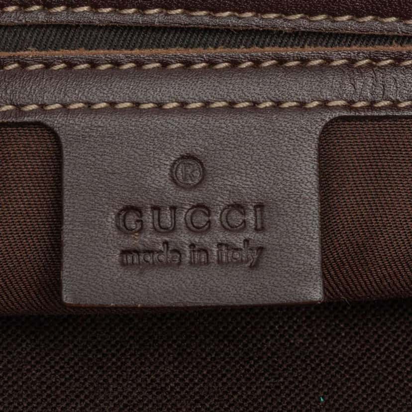 Gucci GG Supreme Belt Bag Brown Canvas Very good condition - Box View