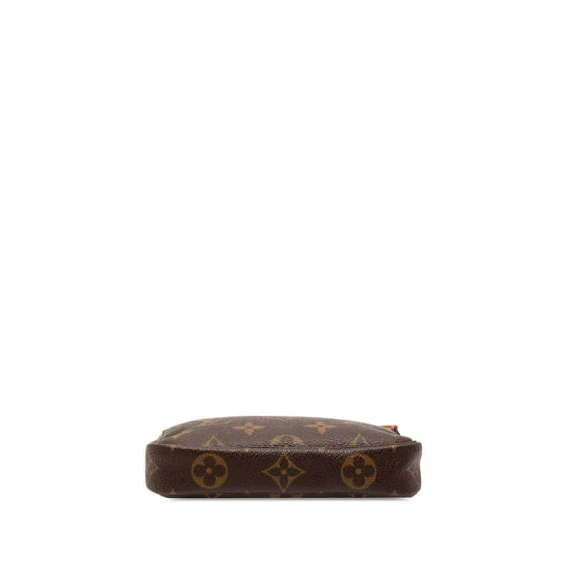 Louis Vuitton Monogram Mini Pochette Accessoires Brown Very good condition - Inside View