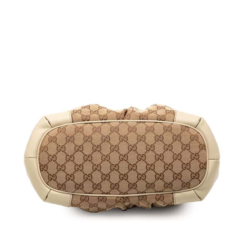 Gucci GG Canvas Sukey Satchel Beige Very good condition - Inside View
