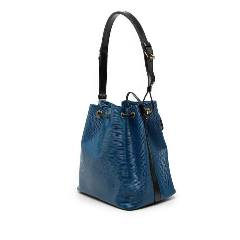 Louis Vuitton Epi Petit Bicolor Noe Blue Leather Very good condition - Back View