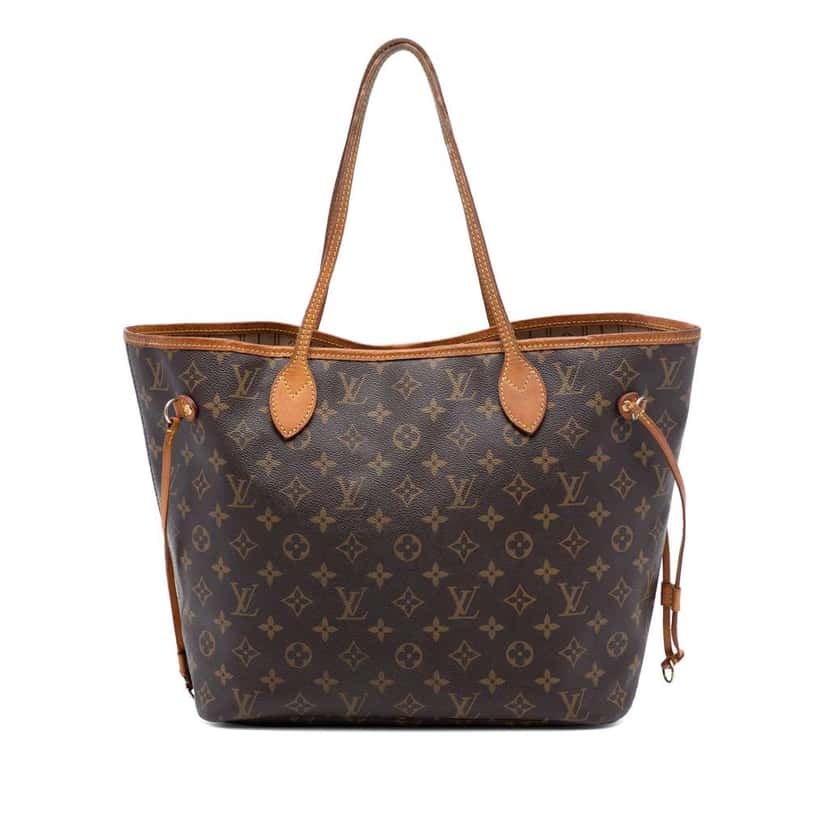 Louis Vuitton Monogram Neverfull MM Brown Very good condition - Front View