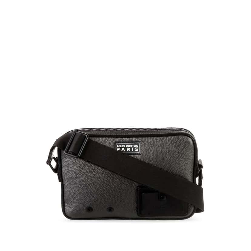 Louis Vuitton Taurillon Alpha Grey Leather Very good condition - Front View