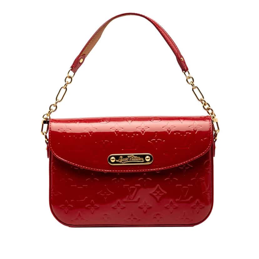 Louis Vuitton Monogram Vernis Rodeo Drive Red Leather Very good condition - Front View
